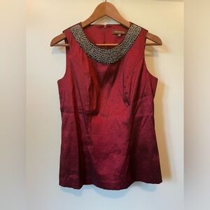 Melanie Lynn Embellished Formal Top/Vest